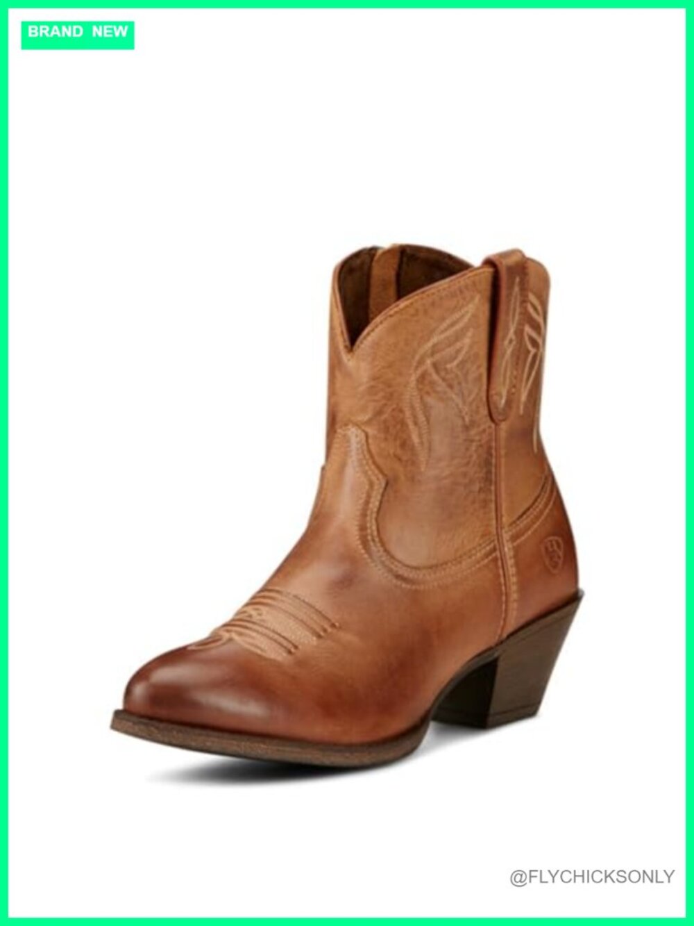 Full Grain Leather Western Boot Calf High Side Zip Work